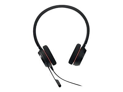 Jabra Evolve 20 UC Stereo Noise Canceling Headset, On Ear, Black (4999-829-289)