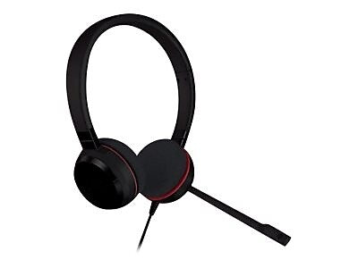 Jabra Evolve 20 UC Stereo Noise Canceling Headset, On Ear, Black (4999-829-289)