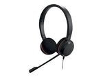 Jabra Evolve 20 UC Stereo Noise Canceling Headset, On Ear, Black (4999-829-289)
