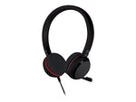 Jabra Evolve 20 UC Stereo Noise Canceling Headset, On Ear, Black (4999-829-289)