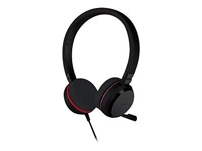 Jabra Evolve 20 UC Stereo Noise Canceling Headset, On Ear, Black (4999-829-289)