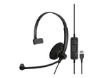 EPOS IMPACT SC 30 USB ML Mono Headset, On Ear, Black (1000550)