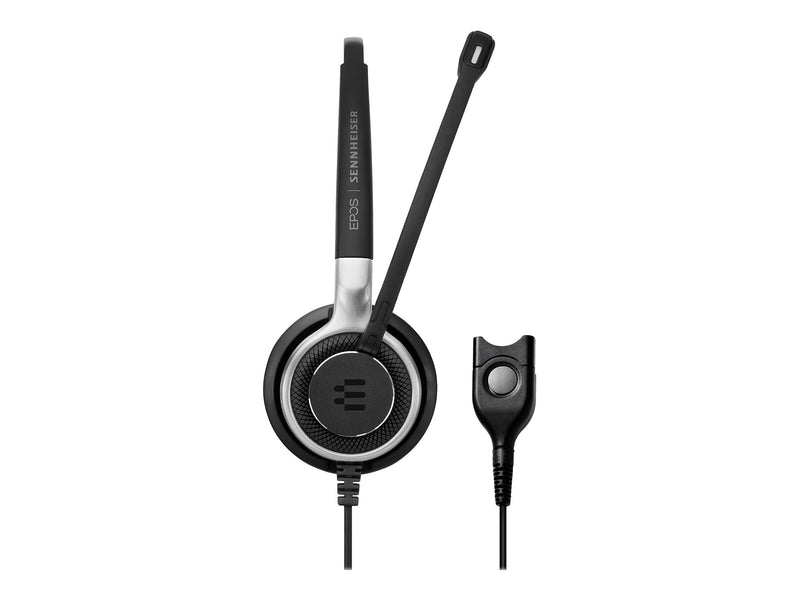 EPOS IMPACT SC 660 Stereo Headset, On Ear, Black with Silver (1000555)