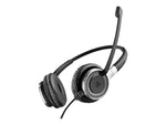 EPOS IMPACT SC 660 Stereo Headset, On Ear, Black with Silver (1000555)