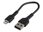 StarTech.com Lightning USB Cable for iPhone/iPad/iPod Touch, Black (RUSBLTMM15CMB)