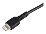 StarTech.com Lightning USB Cable for iPhone/iPad/iPod Touch, Black (RUSBLTMM15CMB)