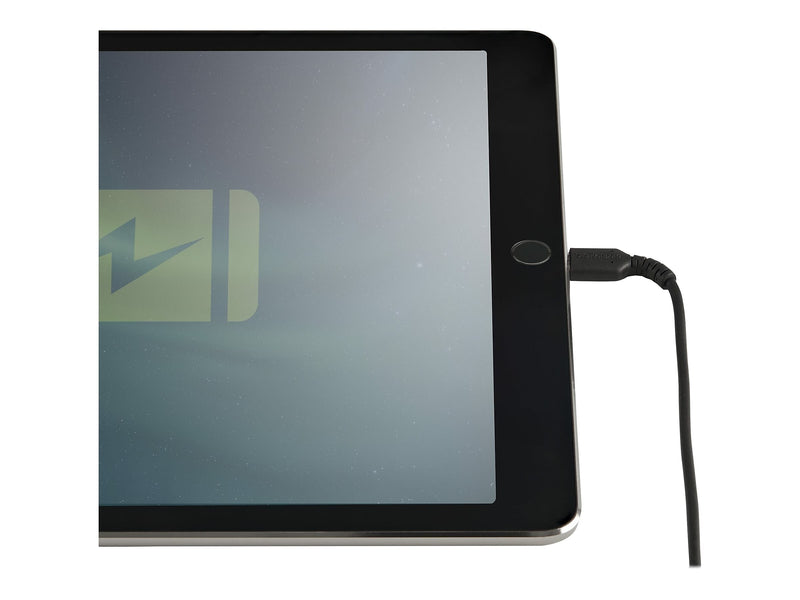 StarTech.com Lightning USB Cable for iPhone/iPad/iPod Touch, Black (RUSBLTMM15CMB)