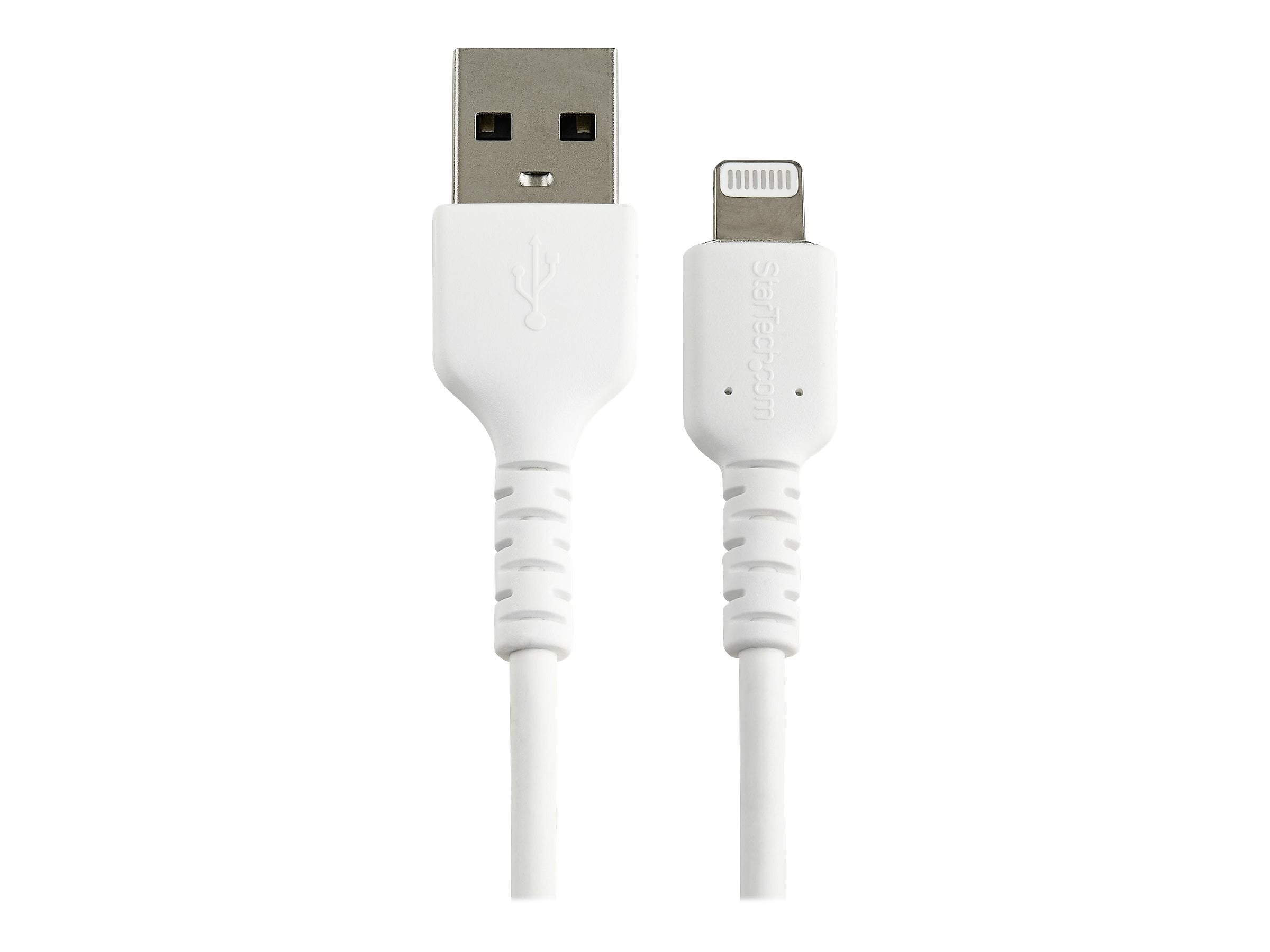 StarTech.com Lightning USB Cable for iPhone/iPad/iPod Touch, White (RUSBLTMM15CMW)