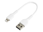 StarTech.com Lightning USB Cable for iPhone/iPad/iPod Touch, White (RUSBLTMM15CMW)