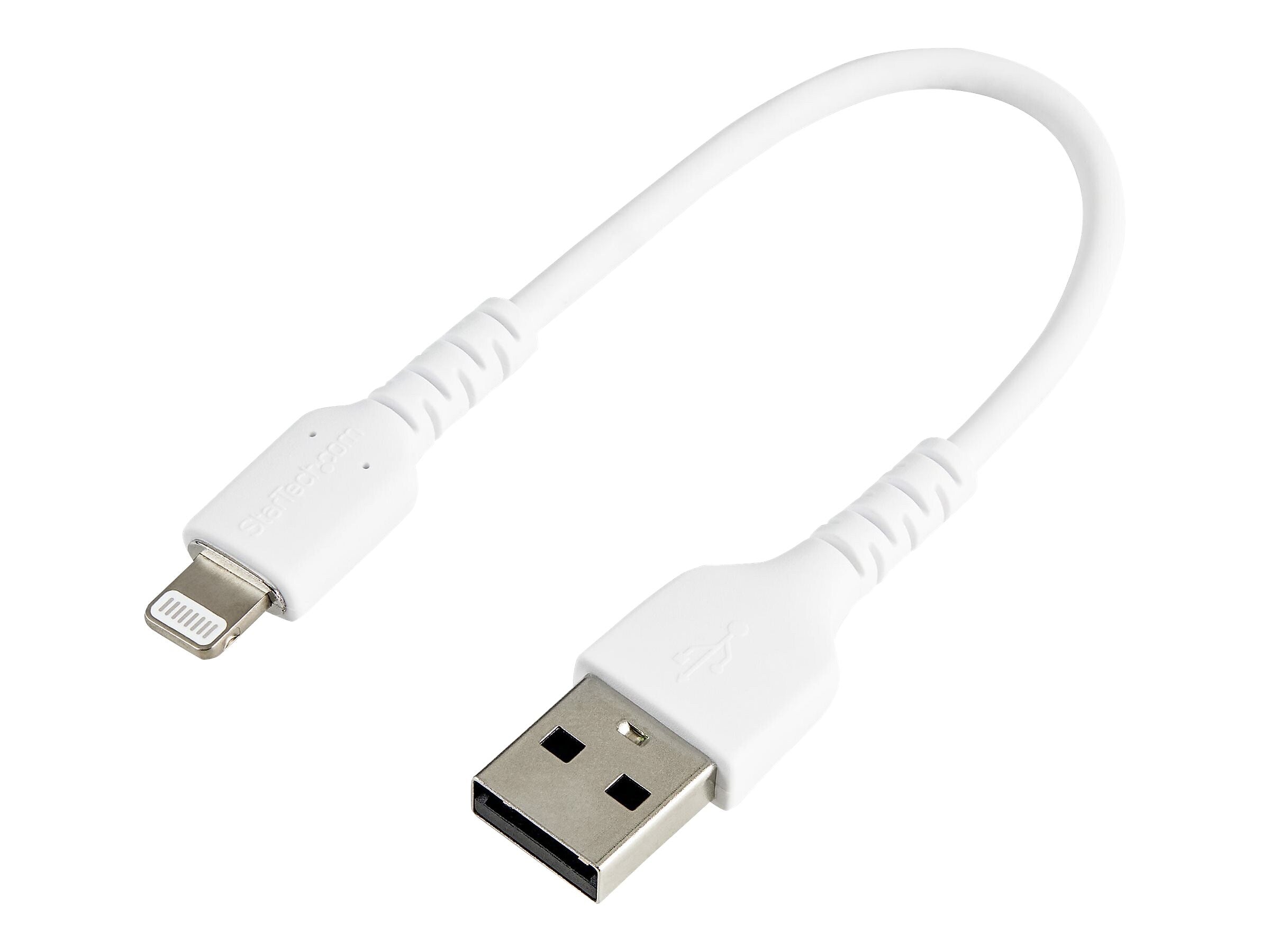 StarTech.com Lightning USB Cable for iPhone/iPad/iPod Touch, White (RUSBLTMM15CMW)