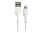 StarTech.com Lightning USB Cable for iPhone/iPad/iPod Touch, White (RUSBLTMM15CMW)