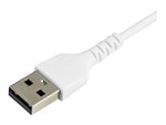 StarTech.com Lightning USB Cable for iPhone/iPad/iPod Touch, White (RUSBLTMM15CMW)