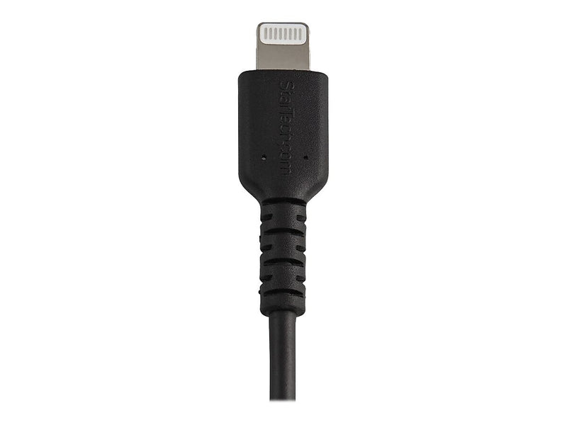 StarTech.com Lightning USB Cable for iPhone/iPad/iPod Touch, Black (RUSBLTMM30CMB)