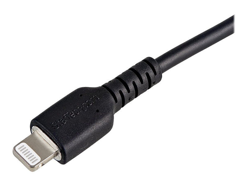 StarTech.com Lightning USB Cable for iPhone/iPad/iPod Touch, Black (RUSBLTMM30CMB)