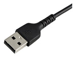 StarTech.com Lightning USB Cable for iPhone/iPad/iPod Touch, Black (RUSBLTMM30CMB)
