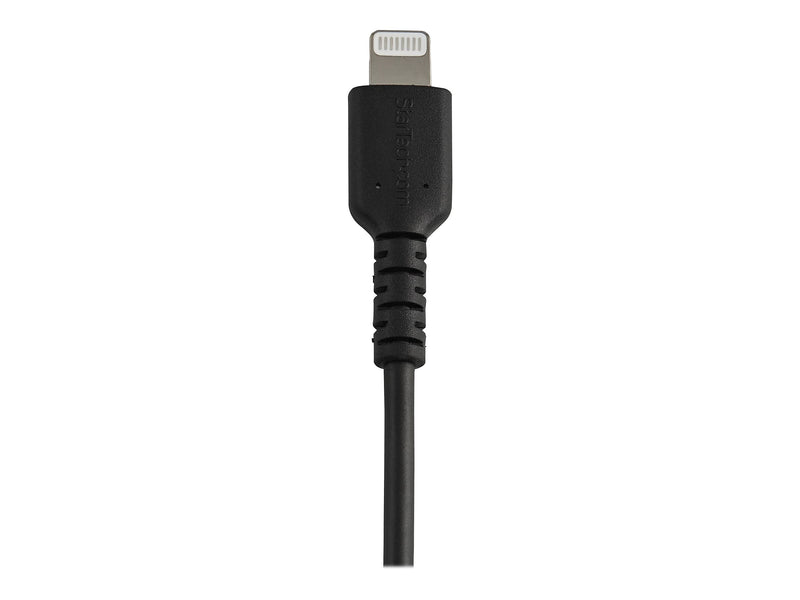 StarTech.com Lightning USB Cable for iPhone/iPad/iPod Touch, Black (RUSBLTMM30CMB)