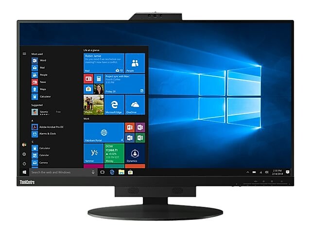 Lenovo ThinkCentre Tiny-in-One 27" LED Monitor, Black (11JHRAR1US)