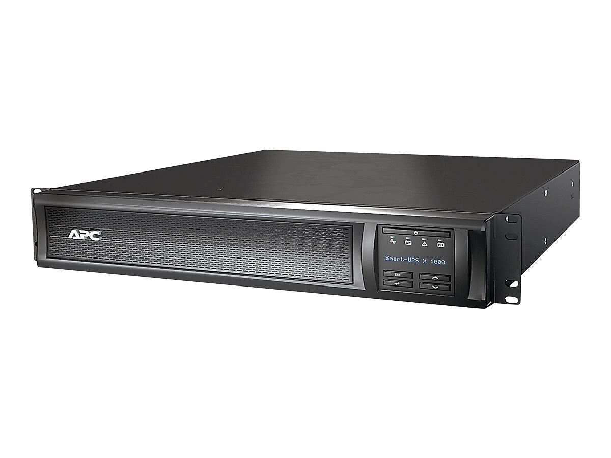 APC Smart-UPS X 1000VA 2U UPS, 8-Outlet, Black (SMX1000C)