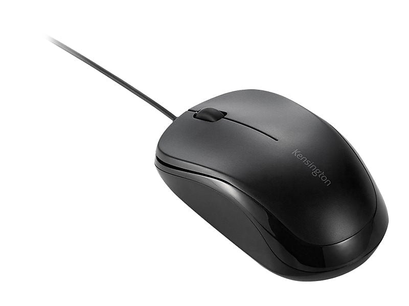 Kensington Simple Solutions Ambidextrous Optical USB Mouse, Black (K55114WW)