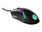 SteelSeries Rival 5 Ergonomic Optical USB Gaming Mouse, Matte Black (62551)