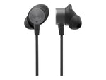 Logitech Zone Wired Earbuds Stereo Headset, Black  (981-001008)