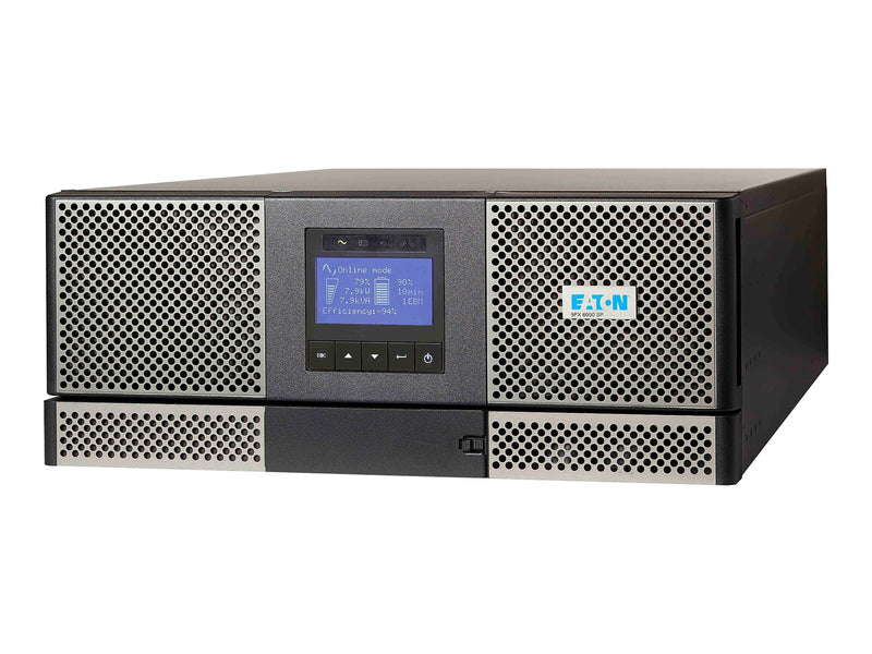Eaton 9PX 5500VA 6-Outlet UPS, Silver/Black (9PX6KSP)
