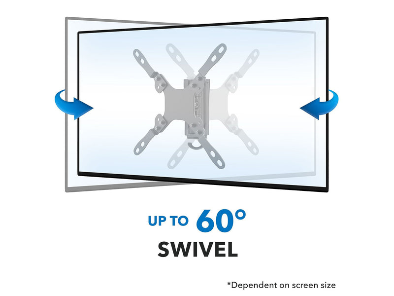 Mount-It! RV Camper Wall TV Mount, 33 Lbs. Max (MI-432)