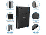 Mount-It! Low-Profile Fixed Wall TV Mount, 66 Lbs. Max. (MI-306)