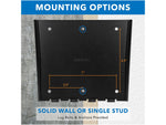 Mount-It! Low-Profile Fixed Wall TV Mount, 66 Lbs. Max. (MI-306)