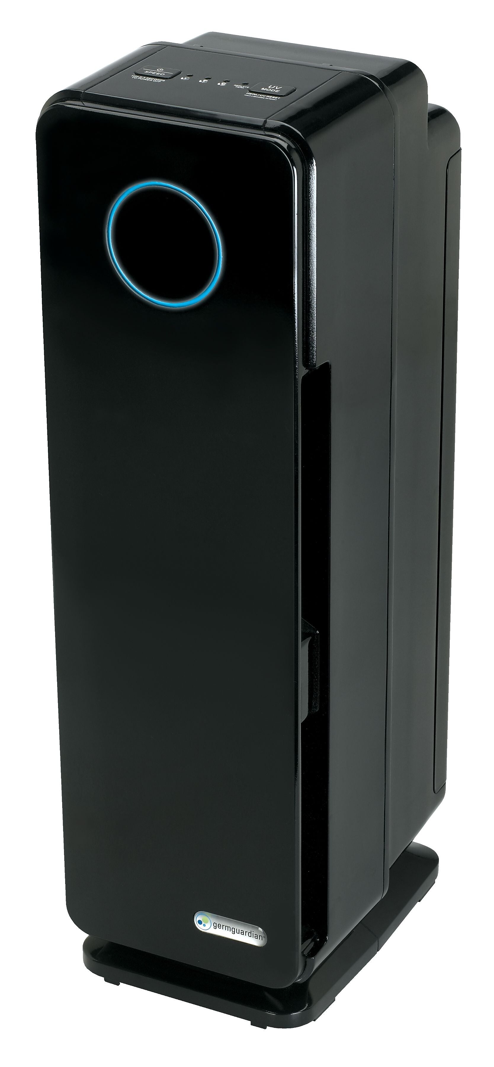 GermGuardian True HEPA Tower Air Purifier, 3-Speed, Black (AC4300BPTCA)