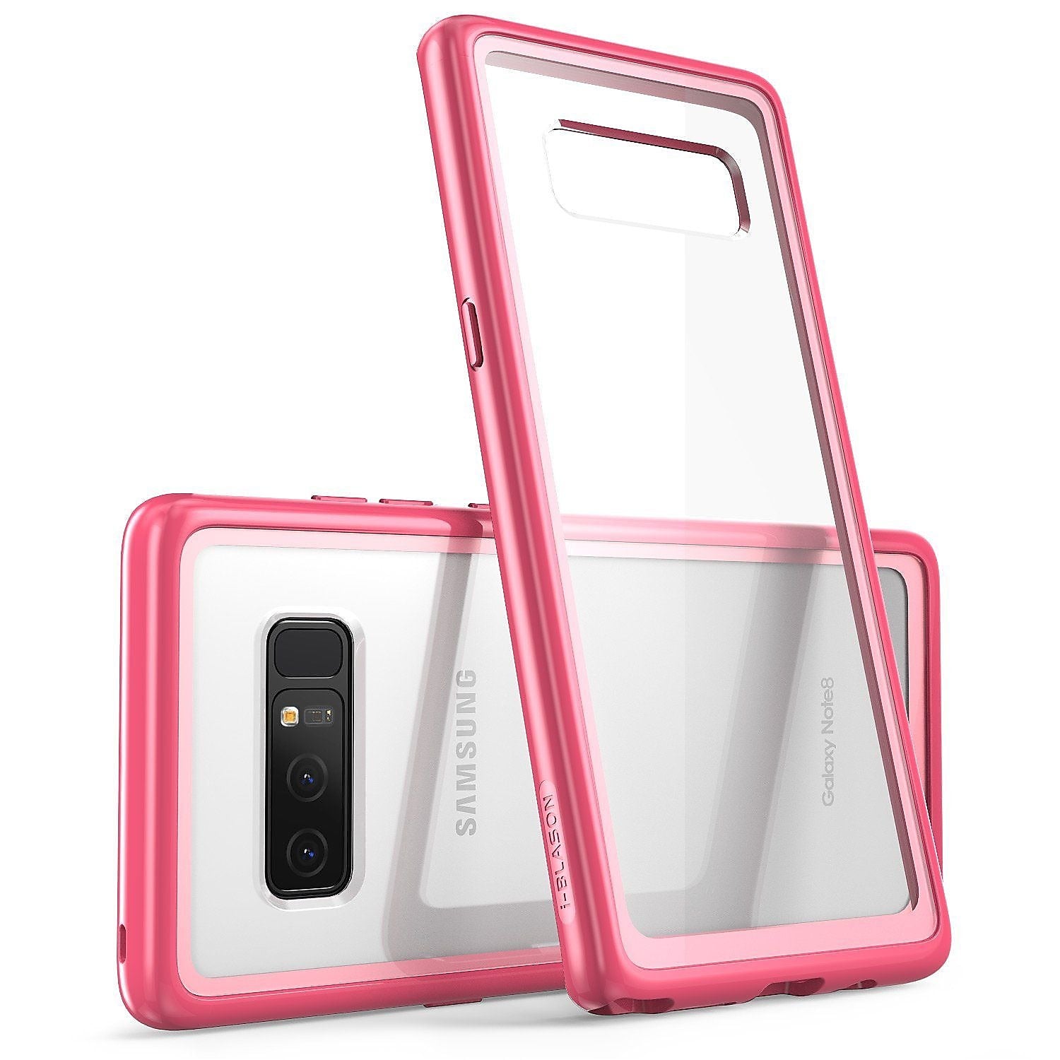 I-Blason Halo Series Clear Case for Samsung Galaxy Note 8, Pink (BNOTE8-HALO-PNK)