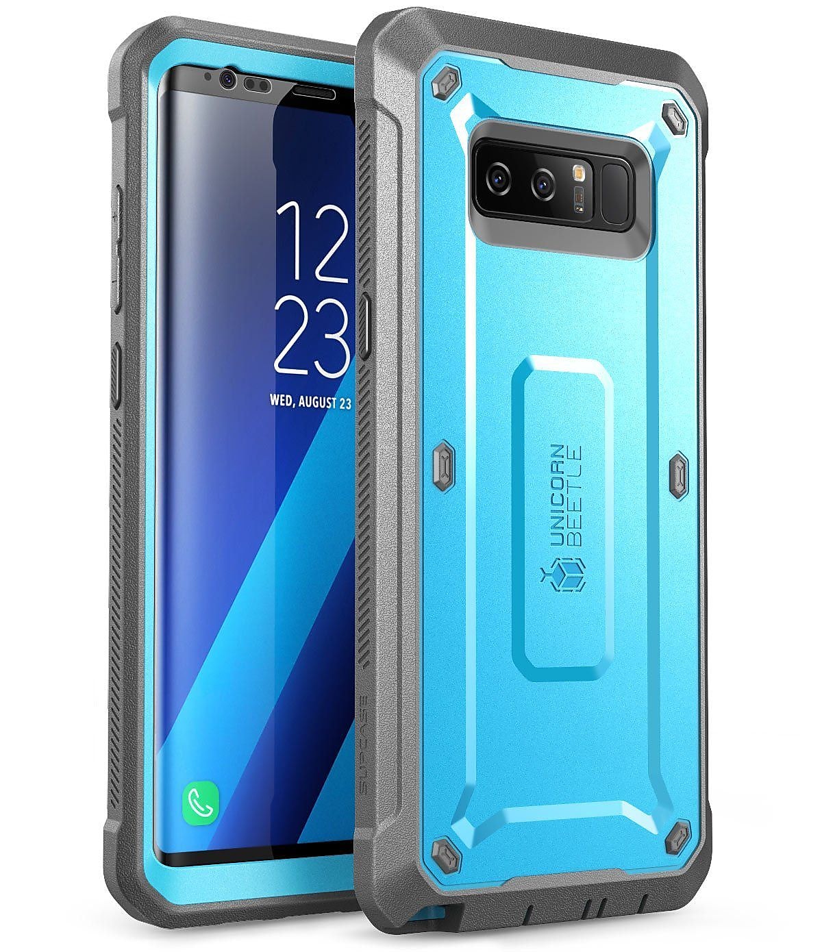 SUPCASE Unicorn Beetle Pro for Samsung Galaxy Note 8, Blue/Gray (SNOT8-UBPR-B/GY)