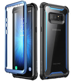 i-Blason Ares Series hybrid Case for Samsung Galaxy Note 8, Black/Blue (B-NOT8-ARS-B/BE)