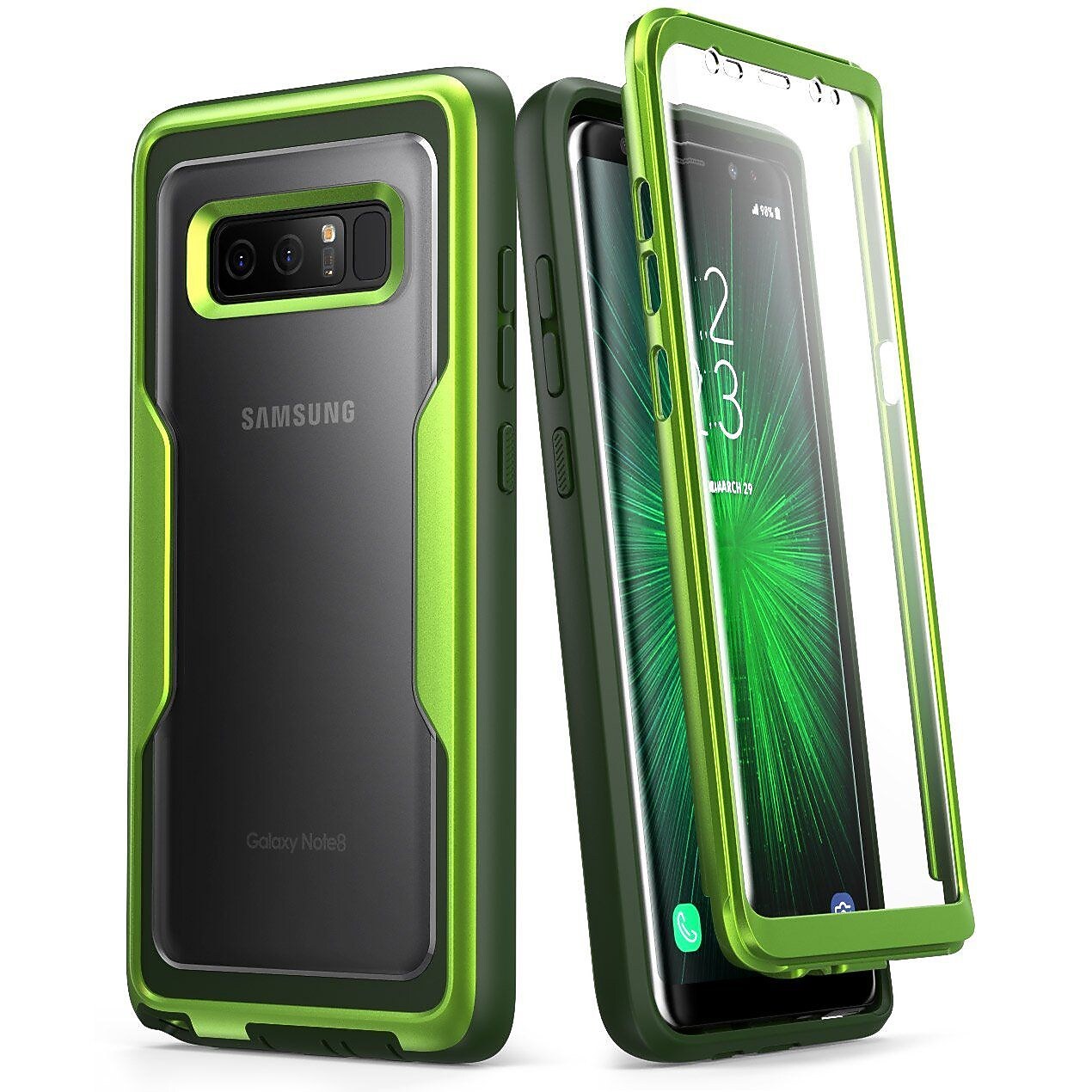 I-Blason Magma Series Case for Samsung Galaxy Note 8, Metallic Green (BNOTE-8-MAGM-MG)