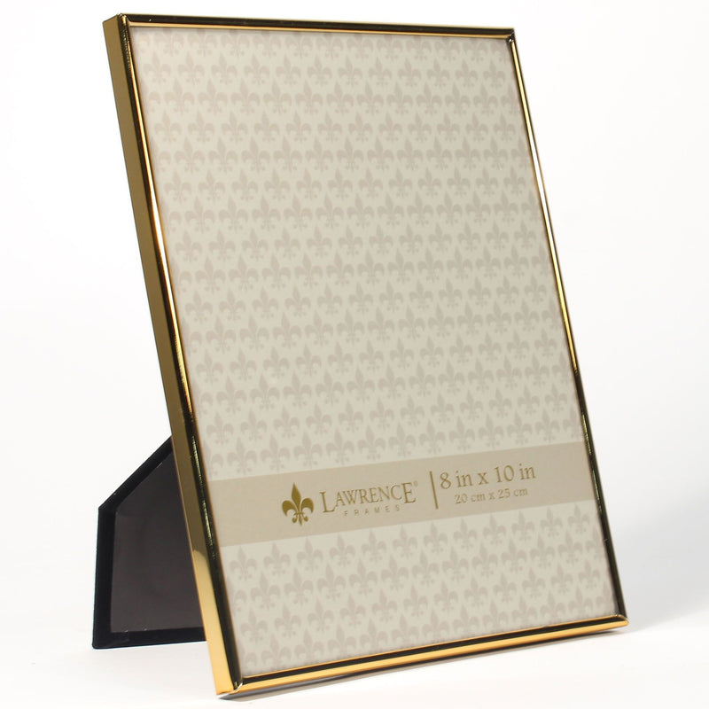 Lawrence Frames 8"W x 10"H Simply Gold Metal Picture Frame (670080)