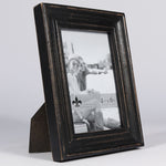 Lawrence Frames 4"W x 6"H Durham Weathered Black Wood Picture Frame (746546)