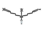 Mount-It! Adjustable Triple Monitor Mount with Gas Spring Arms, Up to 27", Black (MI-4753B)