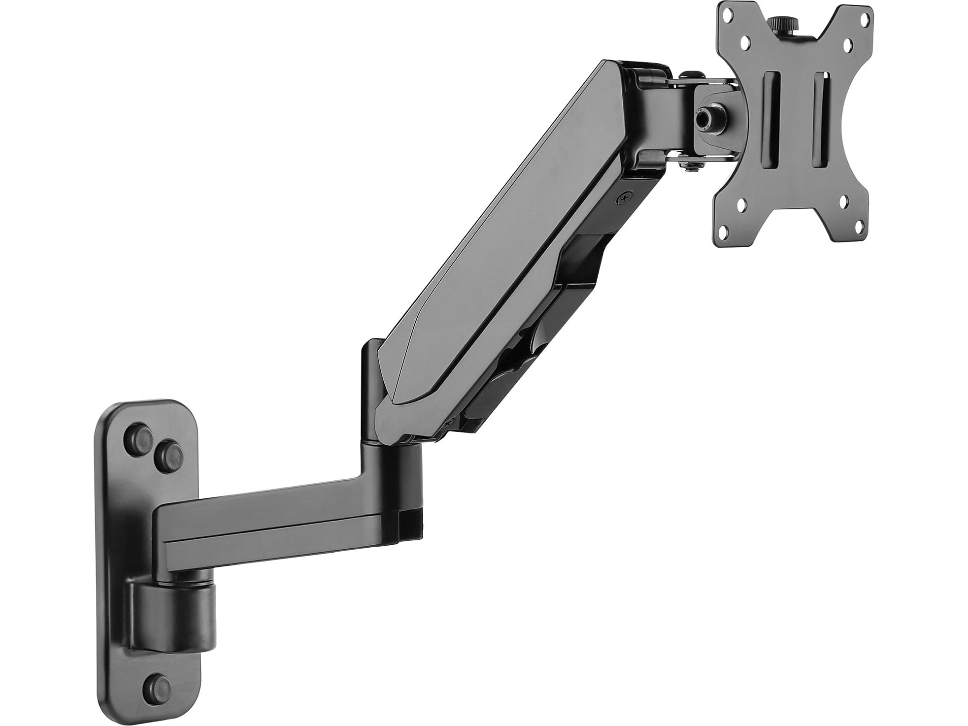 Mount-It! Adjustable Monitor Wall Mount, Up to 32", Black (MI-3753)