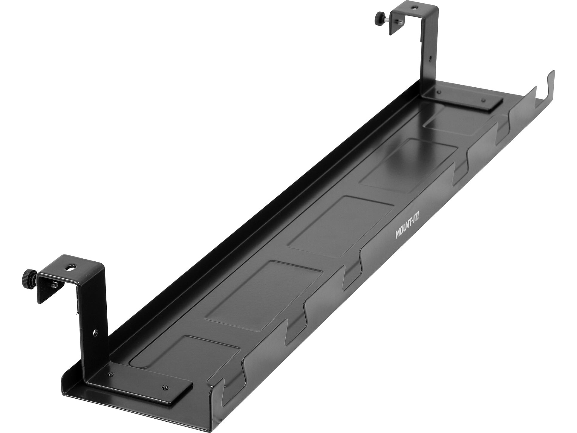 Mount-It! Under-Desk Cable Tray, Black (MI-7282)