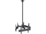Mount-It! Tilt and Swivel Ceiling Triple TV Mount, 66 Lbs. Max (MI-515)