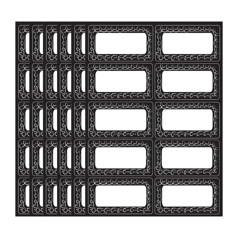 Ashley Productions Die-Cut Magnetic Chalk Loop Labels/Nameplates, 10 Per Pack, 6 Packs (ASH19014-6)