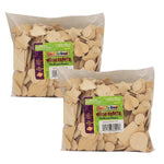 Creativity Street Wood Shapes, Natural Colored, Assorted Shapes, 1/2" to 2", 350/Pack, 2 Packs (CK-369901-2)