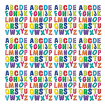 Eureka Window Clings Color My World Alphabet, 12/Bundle (EU-836071-12)