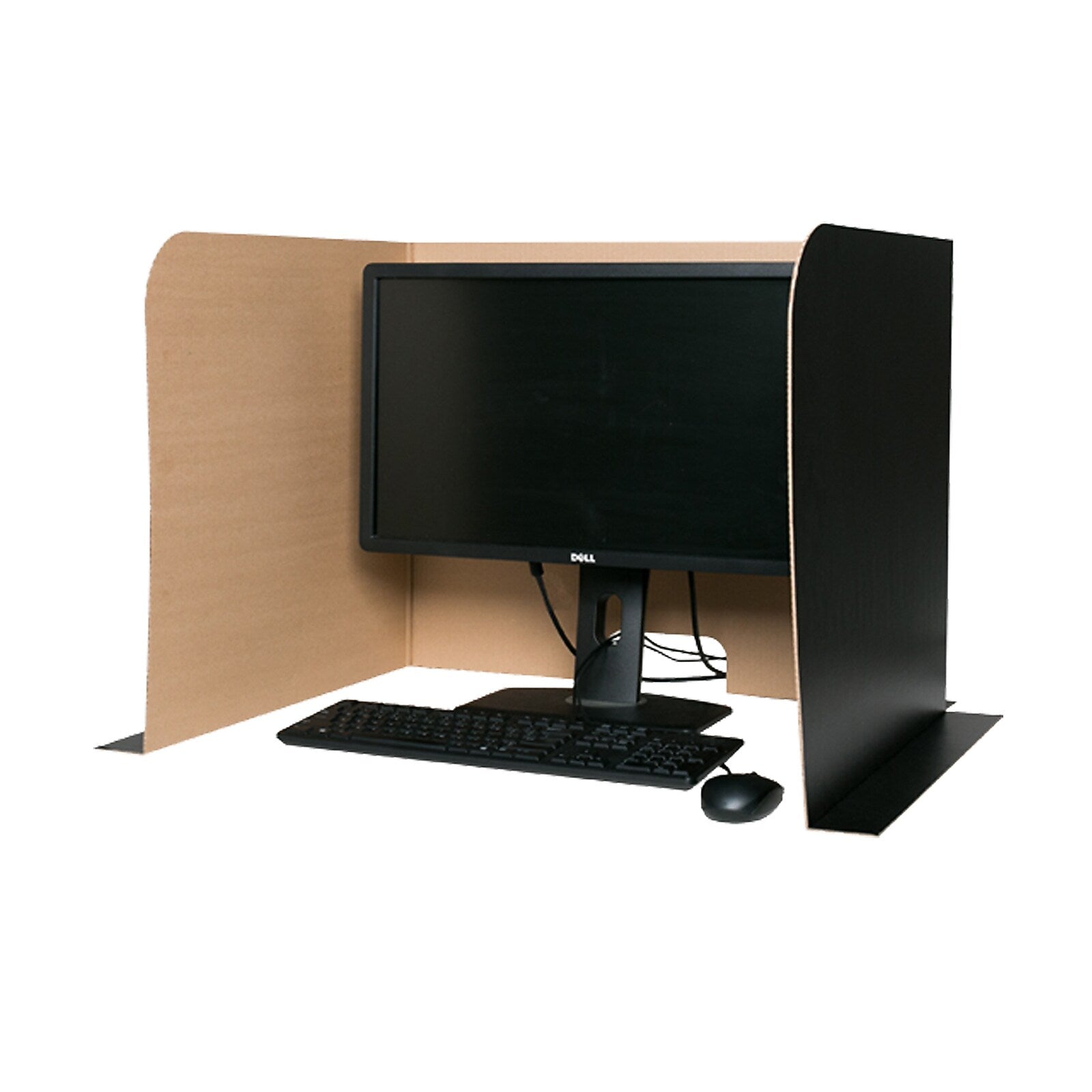 Flipside Products Computer Lab Privacy Screens, Small, 22" x 22.5" x 20", 3 Per Pack, 2 Packs (FLP61856-2)