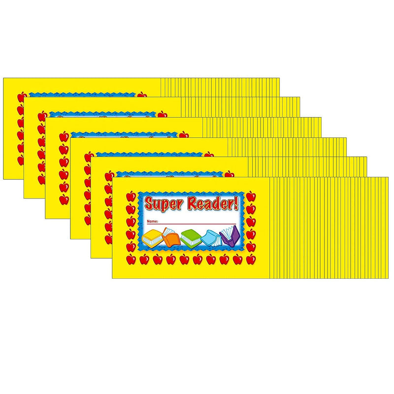 North Star Teacher Resources Super Reader! Punch Cards, 36 Per Pack, 6 Packs (NST2403-6)