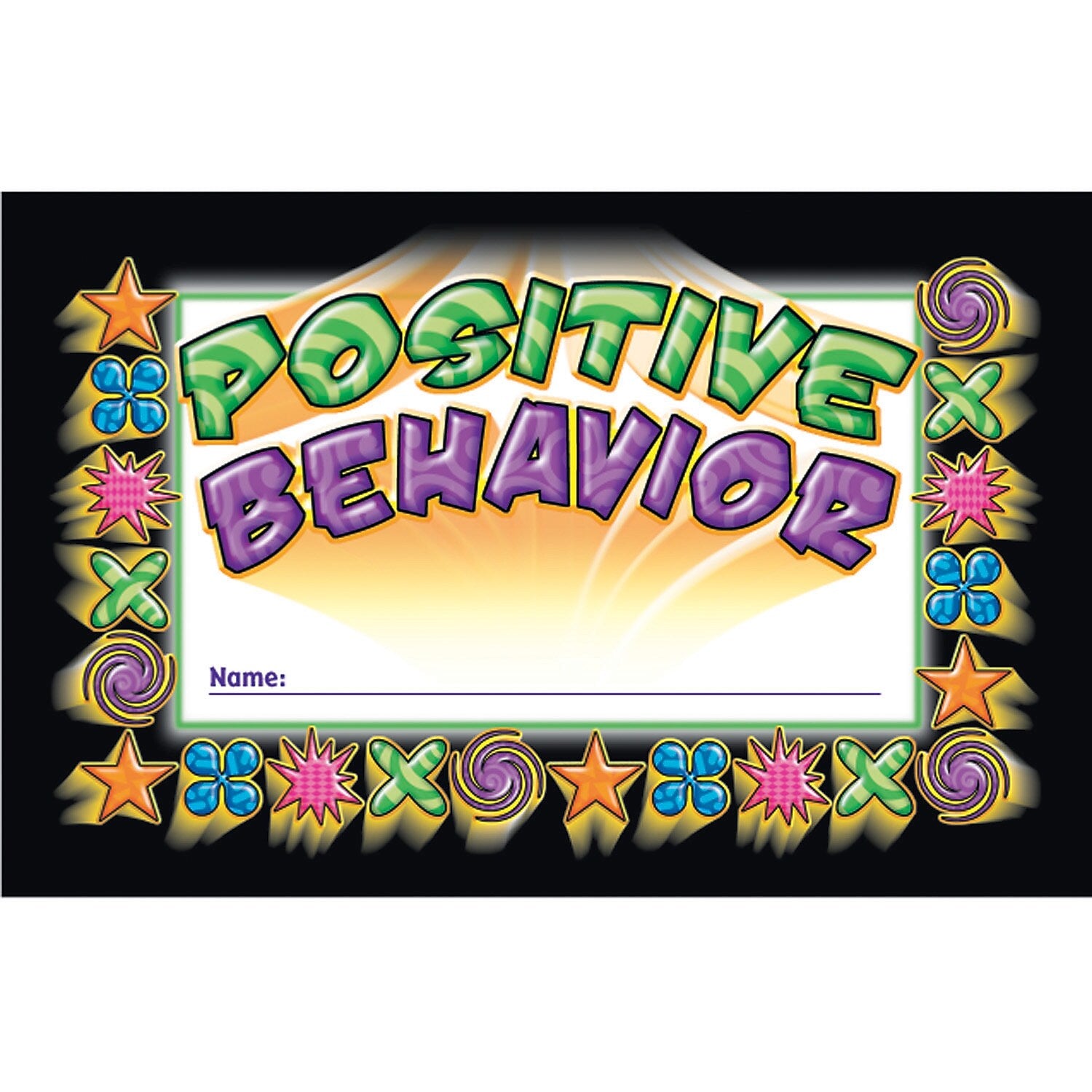 North Star Teacher Resources Positive Behavior Punch Cards, 36 Per Pack, 6 Packs (NST2406-6)