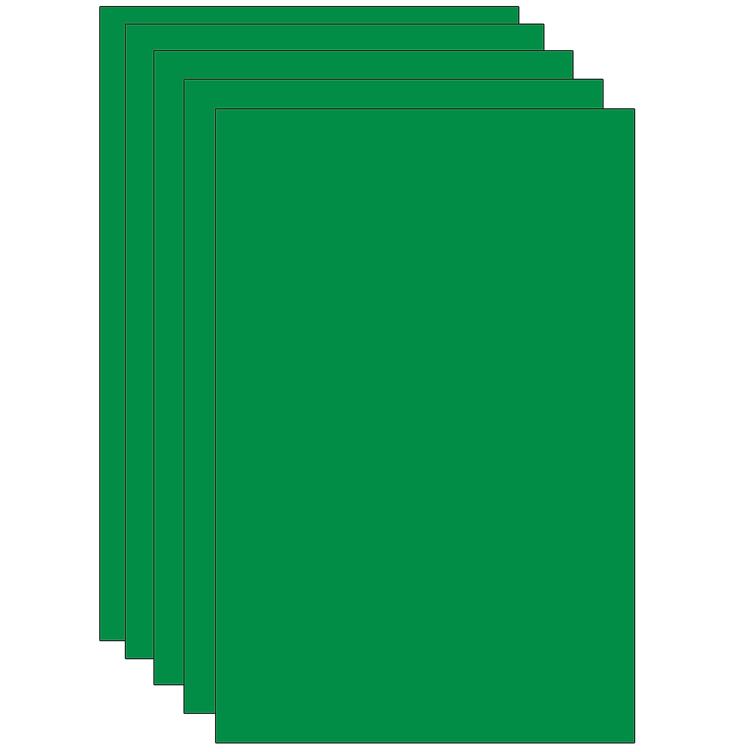 Spectra Deluxe Bleeding Art Tissue, Apple Green, 20" x 30", 24 Sheets/Pack, 5 Packs (PAC59122-5)