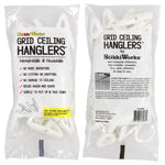 StikkiWorks Grid Ceiling Hanglers Spring Clips, 20/Pack, 6 Packs (STK33036-6)