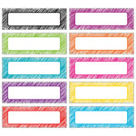 Teacher Created Resources Scribble Labels Magnetic Accents, Assorted Colors, 20 Per Pack, 3 Packs (TCR77388-3)