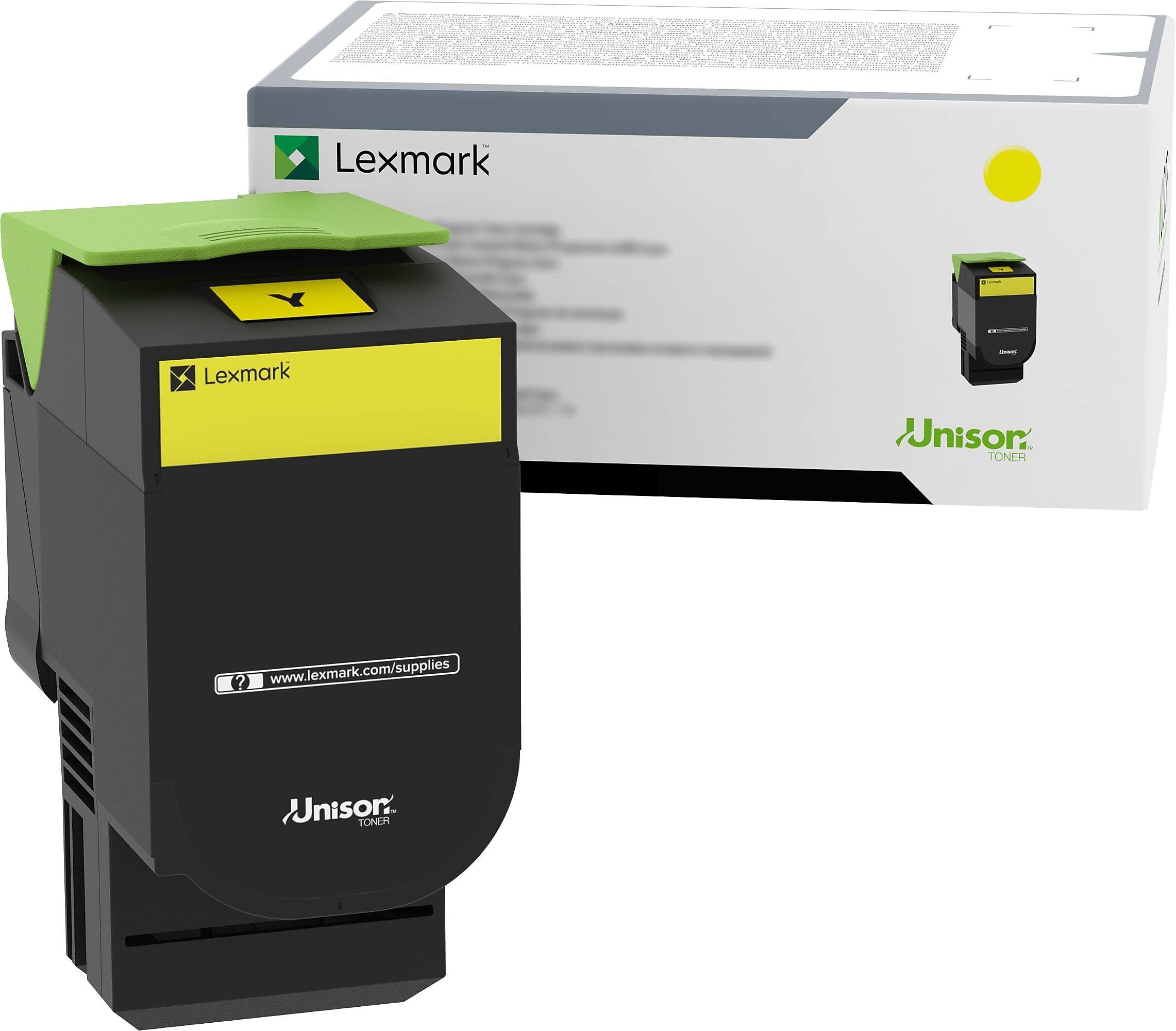 Lexmark 800S4 Yellow Standard Yield Toner Cartridge (80C0S40)